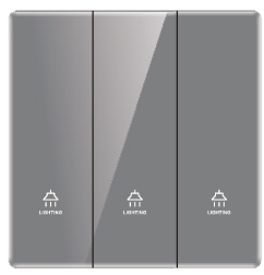 超薄亮面真玻璃 白灰系列